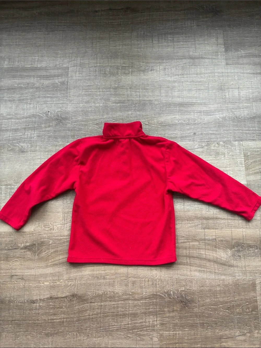 Champion Kids Red Half-Zip Fleece Sweatshirt